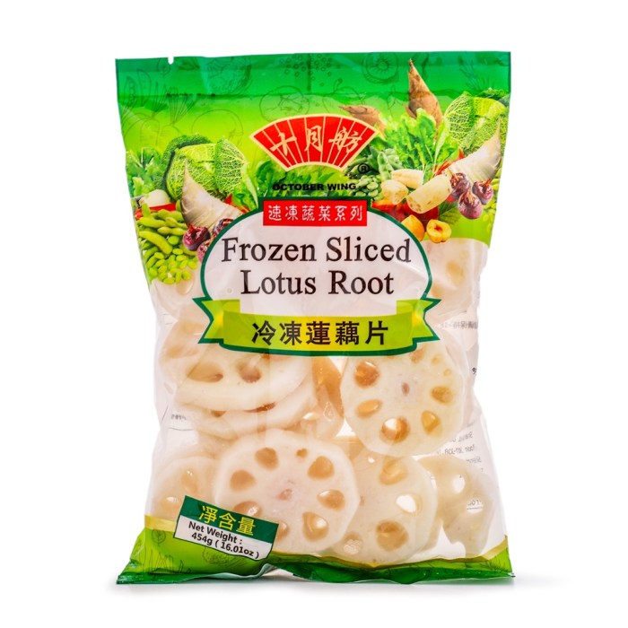 How to cook frozen lotus root indian style