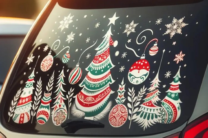 What do i use to decorate car windows