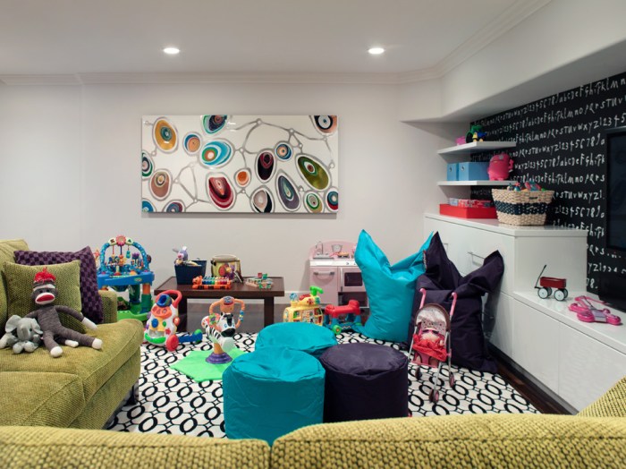 How to decorate a room with bean bags