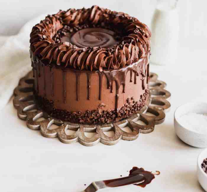 How to make chocolate cake decoration