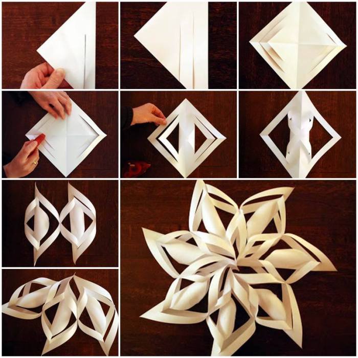 How to make 3d paper star decoration