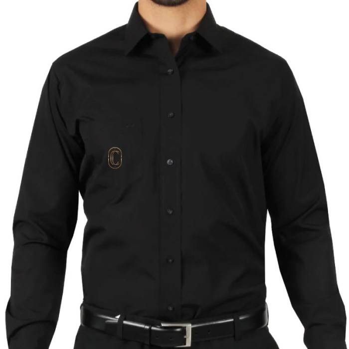 Mens tailored dress shirt