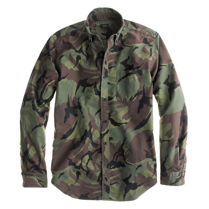 Mens camo dress shirts