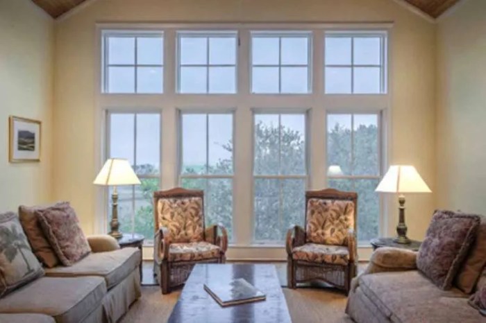 How to decorate tall windows