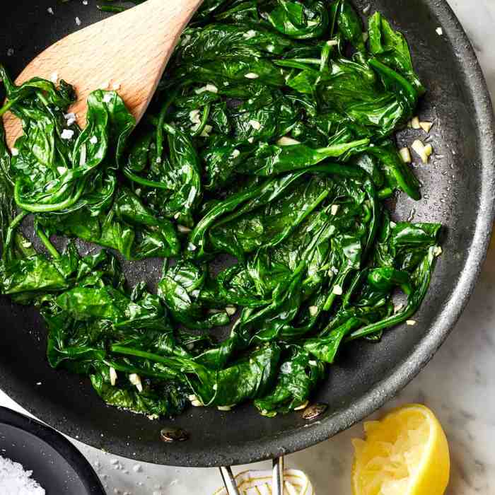 How to cook country style spinach